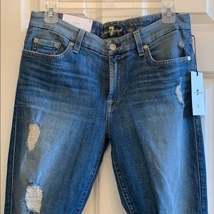 7 For All Mankind Ankle Skinny Jeans